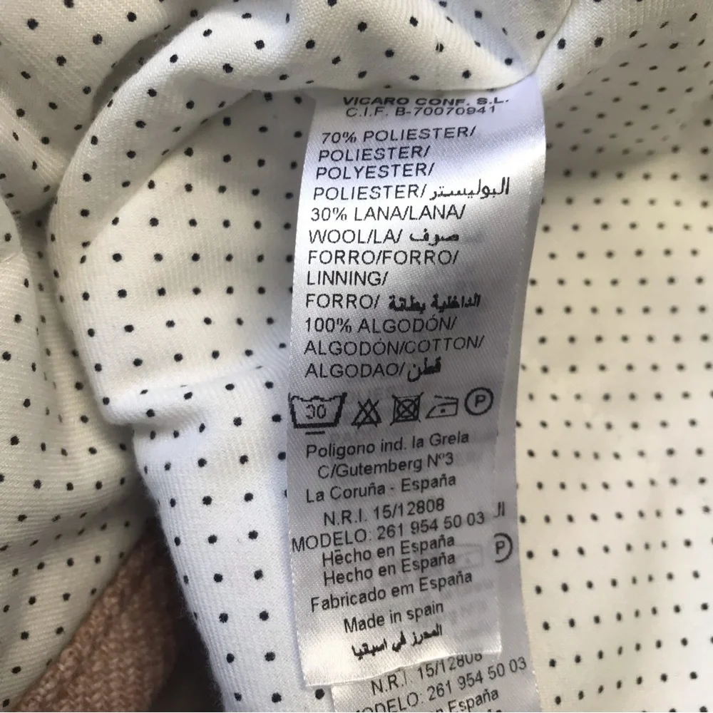 Nanos Pink Fur Coat, Size 3. - Picture 6 of 6